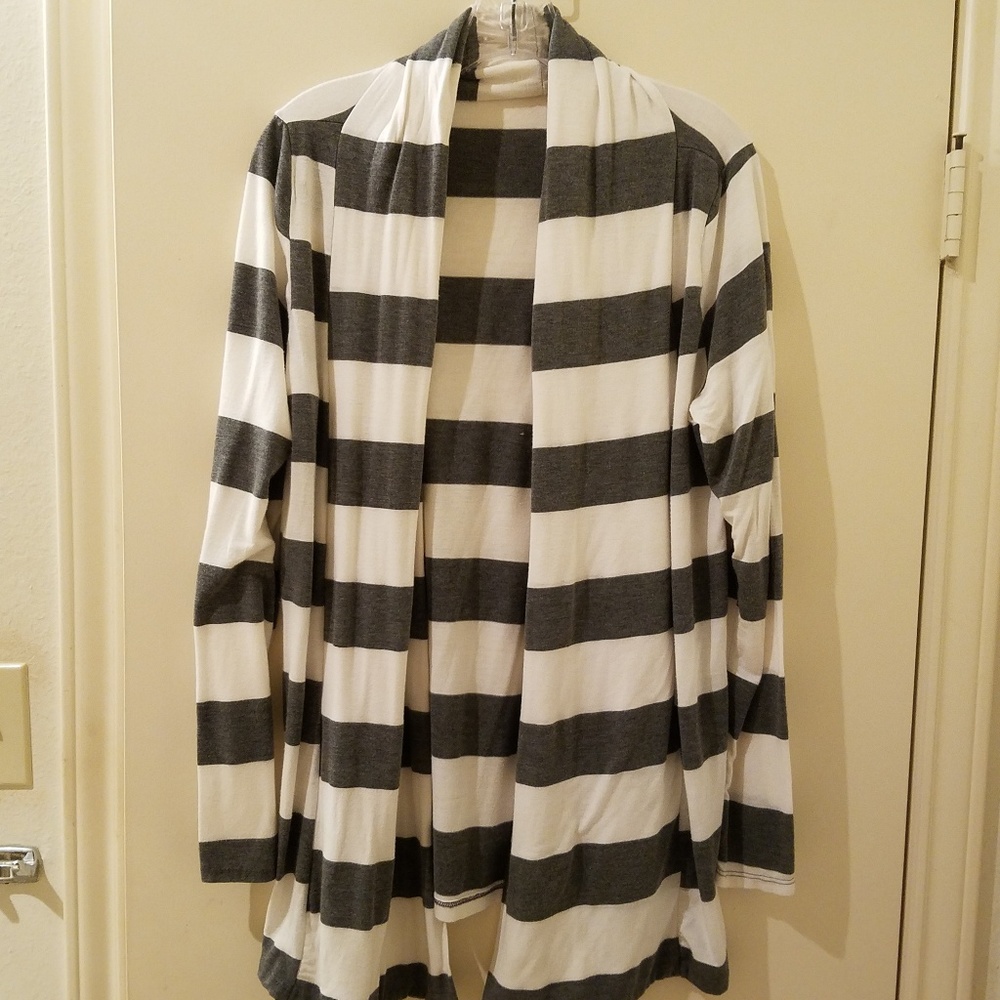 Striped cardigan